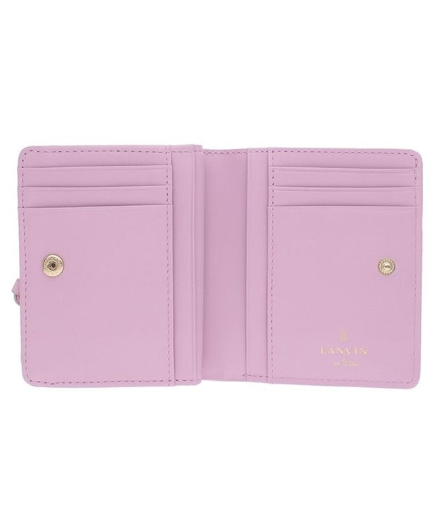 LANVIN en Bleu ルナ Lファスナー二つ折り財布 ピンク