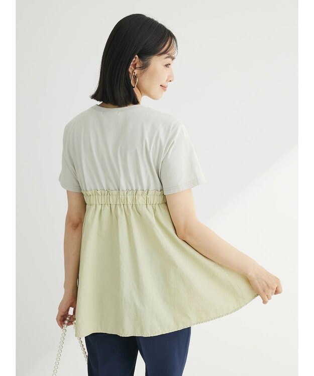 Green Parks ミディ丈ビスチェドッキングプルオーバー Light Green