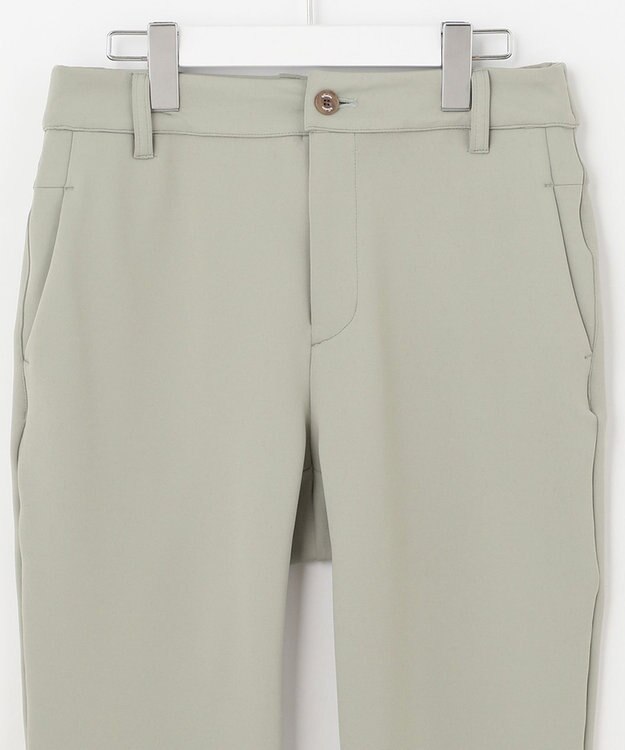 23区GOLF 【WOMEN】【23Fondation/WEB&一部店舗限定】ソフトダンボールニット フレアパンツ モスグリーン系