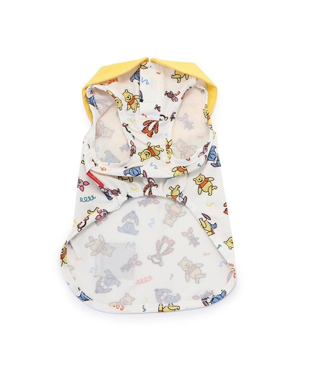 PET PARADISE ディズニー くまのプーさん クールメッシュ 襟付きタンクトップ 小型犬 イエロー