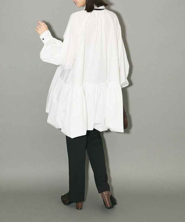 Green Parks ビジューテーパードパンツ Black