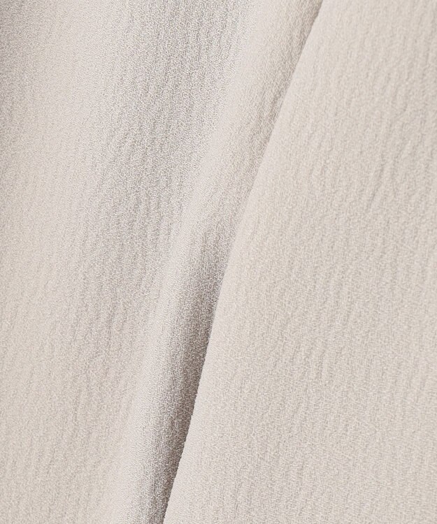 ICB 【WEB限定・洗える】BackSatinGeorgette ドロストパンツ ベージュ系