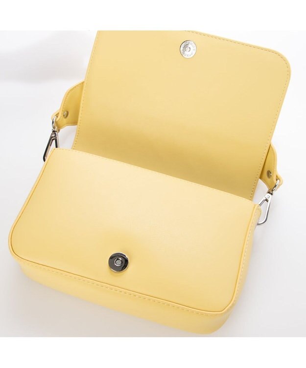 UNBILLION カシュカシュ cachecache / キルティングフラップ2WAYショルダーバッグ イエロー