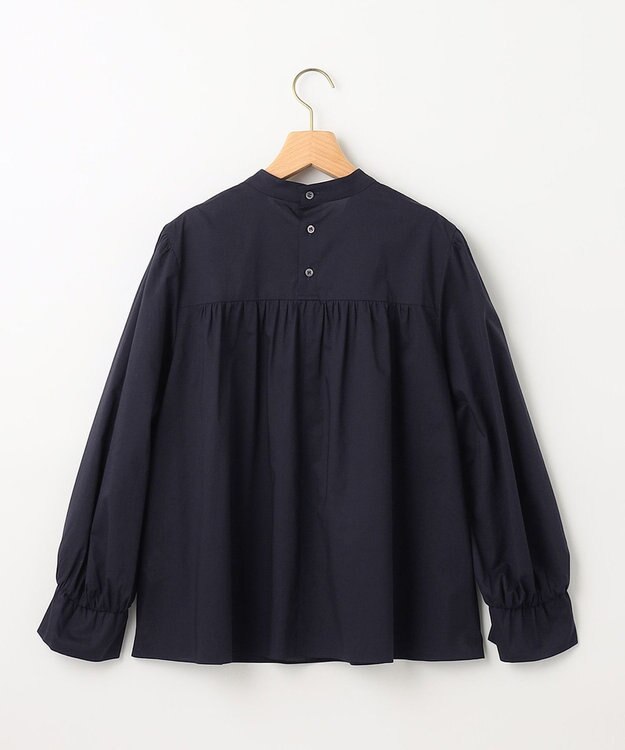 組曲 レースコンビタックディテール ブラウス ブラック系