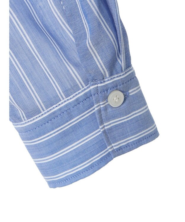 AMERICAN HOLIC イージーケア＋接触冷感　Ｗポケットシャツチュニック Stripe Navy