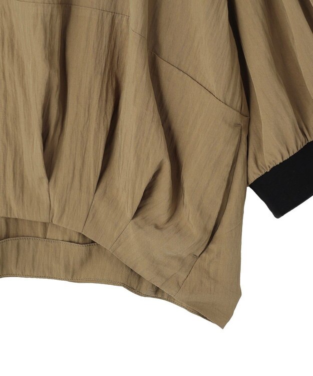 YECCA VECCA 【UVカット/接触冷感/遮熱】COOL5分袖MA-1 Khaki