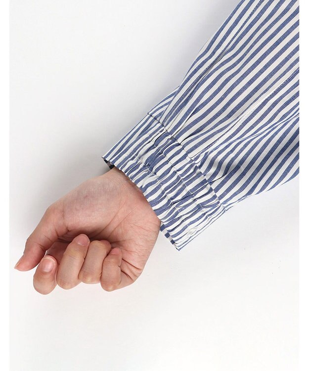 ワコール／睡眠科学 パジャマ 長袖 長ズボン 綿混(本体) ここちよく眠れる 寝返りしやすい レディース YDX509 睡眠科学／ワコール ブルー