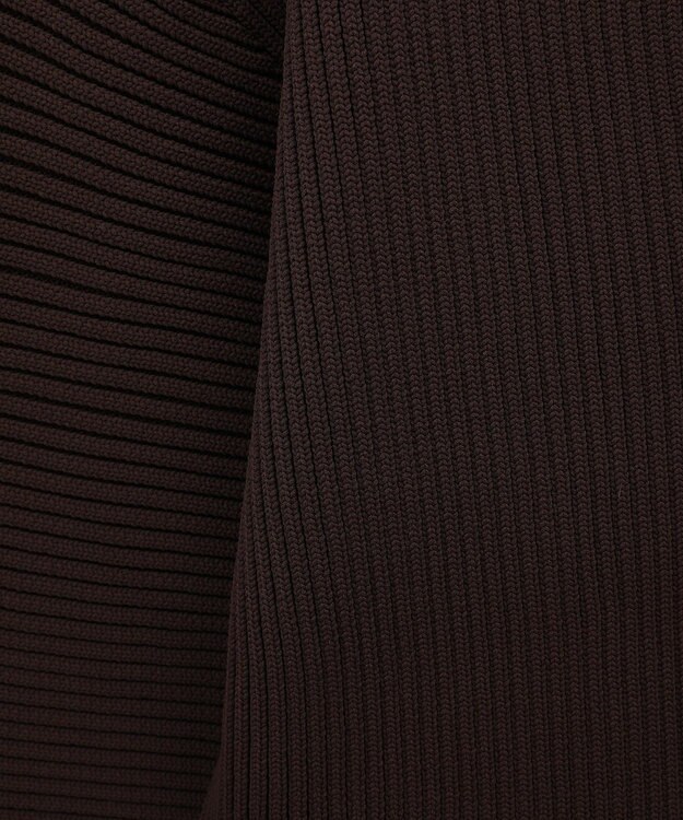 Green Parks リブニットカーディガン Brown