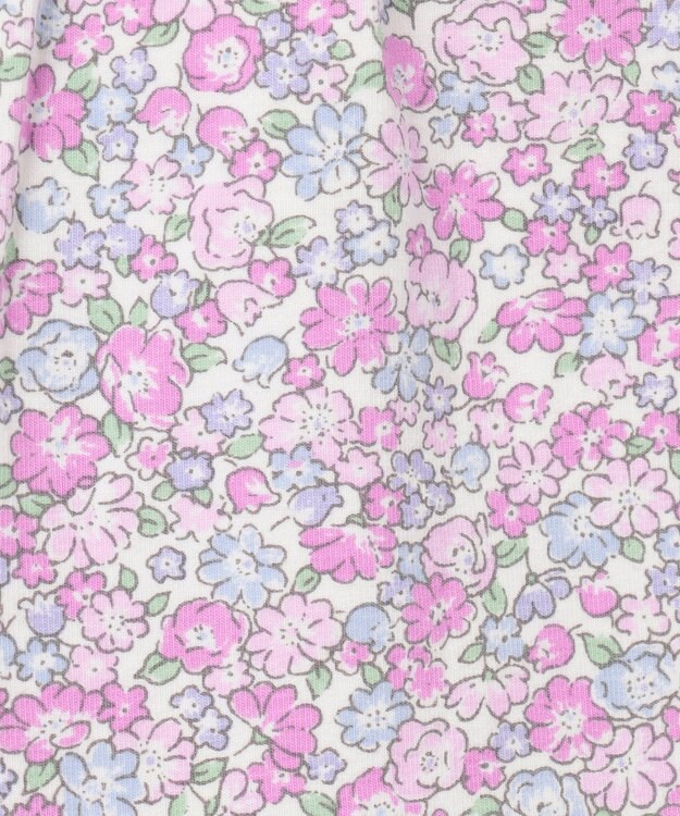 ANY KIDS 一分丈 スパッツ エクリュ系花柄