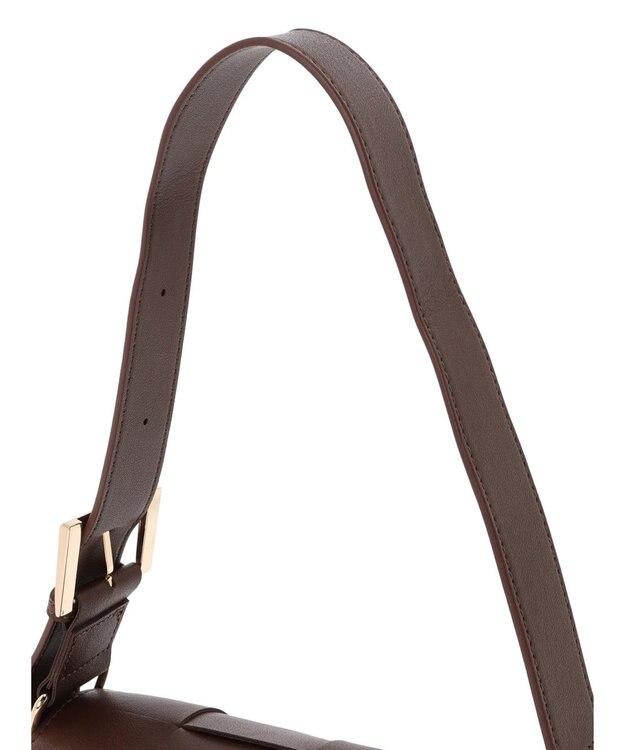 AMERICAN HOLIC 編み込みＢＯＸショルダーＢＡＧ Brown