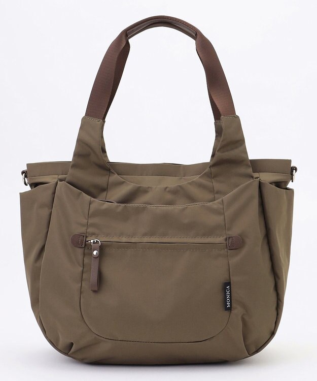 LA BAGAGERIE 【MONICA】ラウンド2WAYトートバッグ カーキ