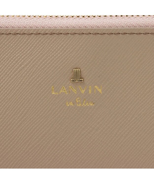 LANVIN en Bleu リュクサンブール Lファスナー長財布 オールドローズ