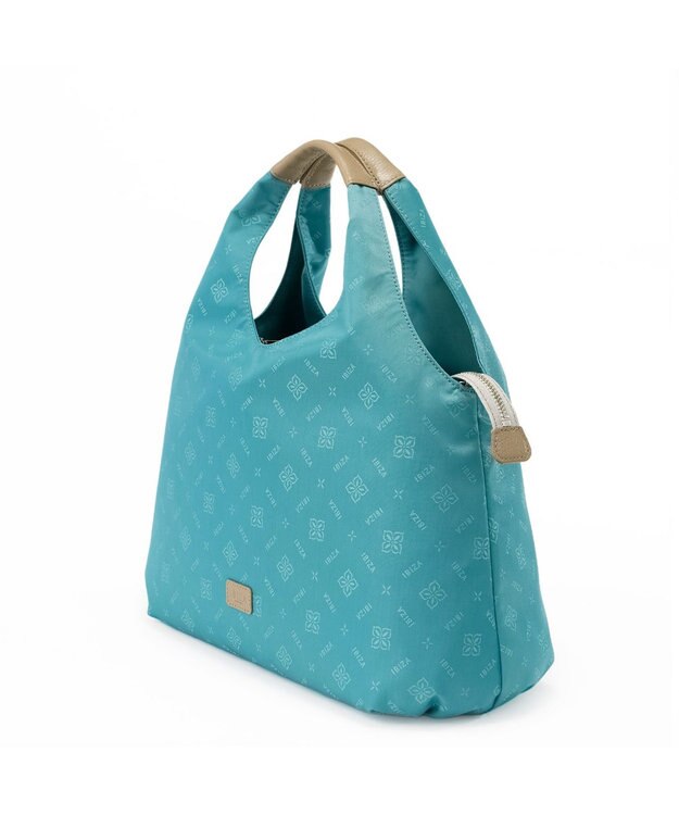 IBIZA モノグラムナイロン　2WAYバッグ エメラルドグリーン