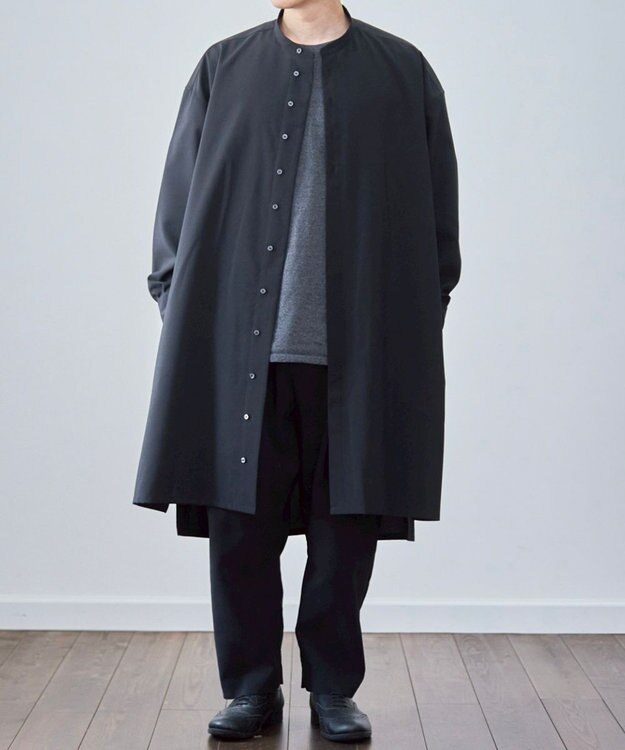 muuc 一年中頼れる  高機能シャツコート ブラック