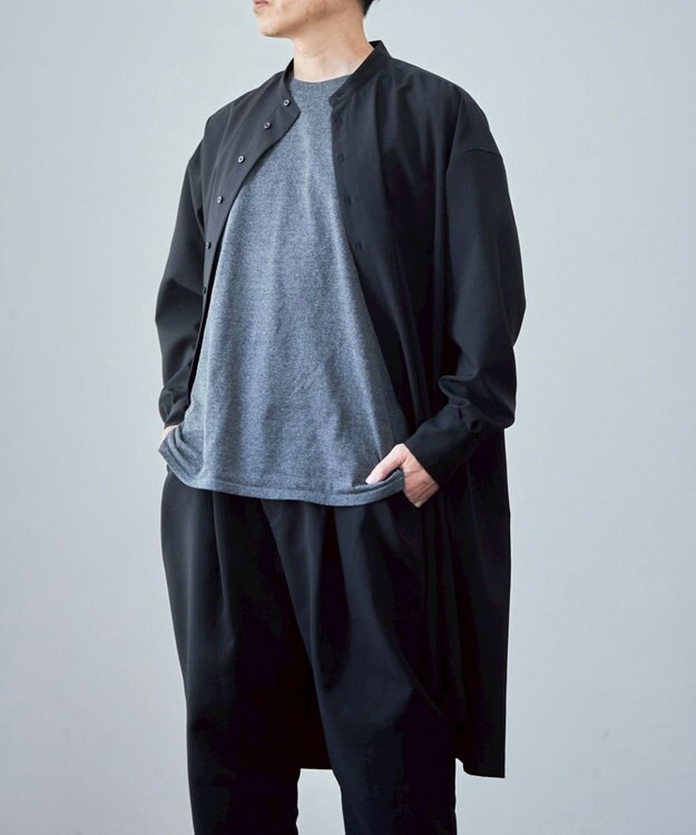 muuc 一年中頼れる  高機能シャツコート ブラック