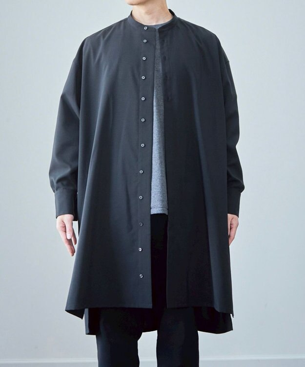 muuc 一年中頼れる  高機能シャツコート ブラック