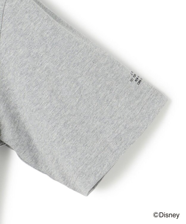 J.PRESS MEN 【DISNEY COLLECTION】【UNISEX】フロントイラストTシャツ / ミッキーマウス ライトグレー系