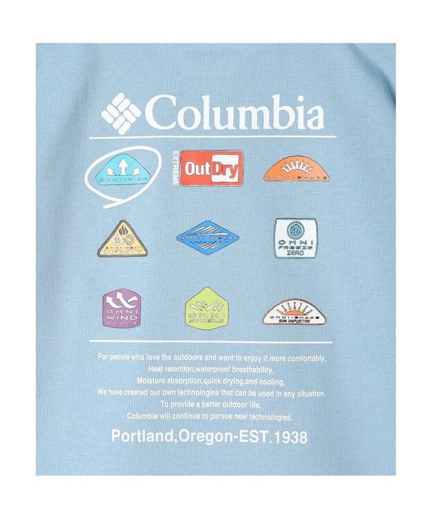 Columbia Columbia/ 【KIDS】スタックブルックグラフィックショートスリーブTシャツ /コロンビア Ripple Blue
