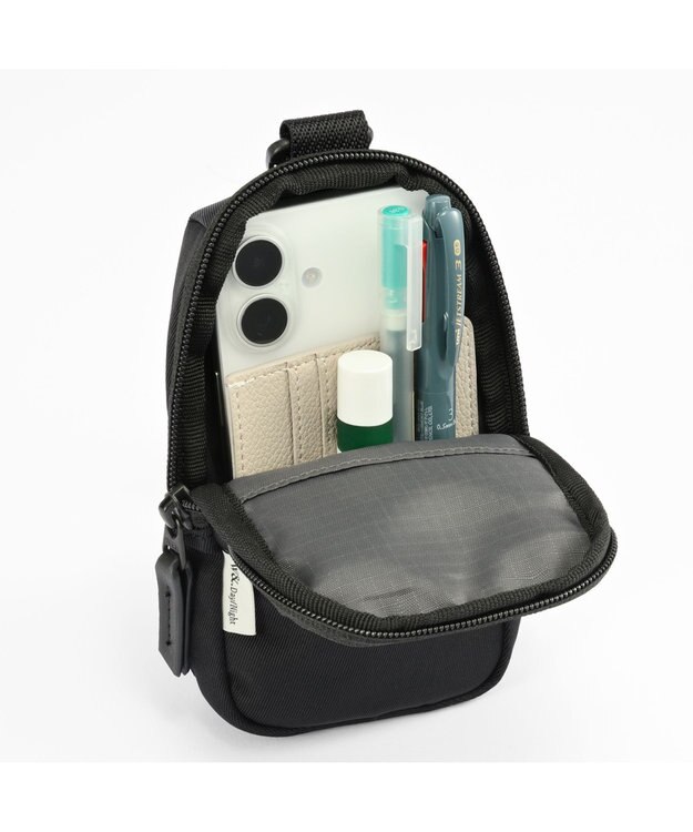 ACE BAGS & LUGGAGE W&.Day/Night ポッケスアプト ラウンドリュック B4サイズ 15.6インチPC収納 20222 ダブルアンドデイナイト ブラック