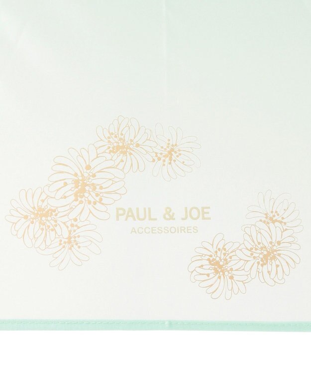 MOONBAT ポール＆ジョー アクセソワ 長傘 ビニール傘 グラデーション×クリザンテーム ミントグリーン