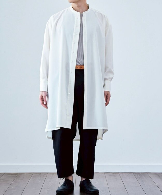 muuc 一年中頼れる  高機能シャツコート ホワイト