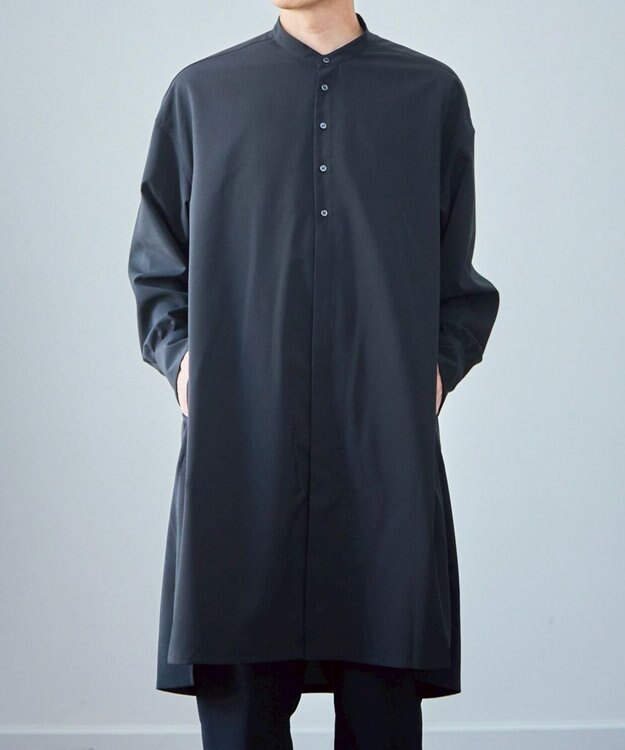 muuc 一年中頼れる  高機能シャツコート ブラック