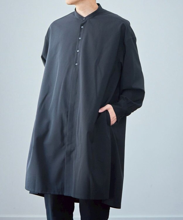 muuc 一年中頼れる  高機能シャツコート ブラック