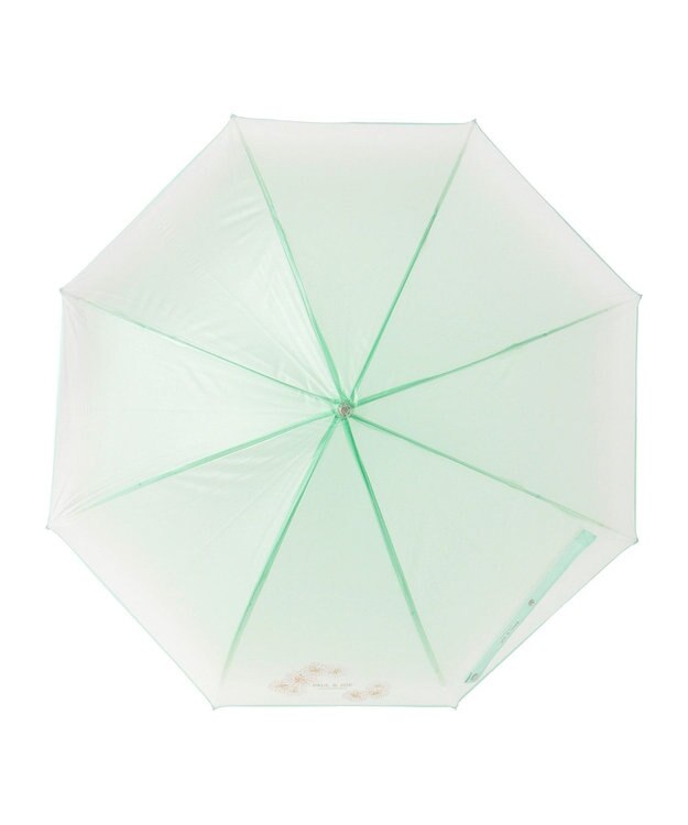 MOONBAT ポール＆ジョー アクセソワ 長傘 ビニール傘 グラデーション×クリザンテーム ミントグリーン