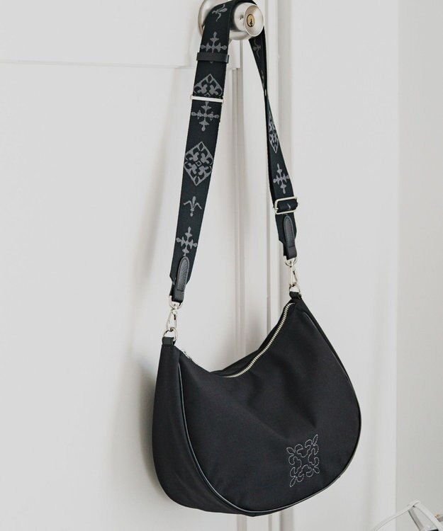 russet ＜360g/撥水性あり＞ コーデュラナイロン2wayショルダーバッグ(CE-1537) Black