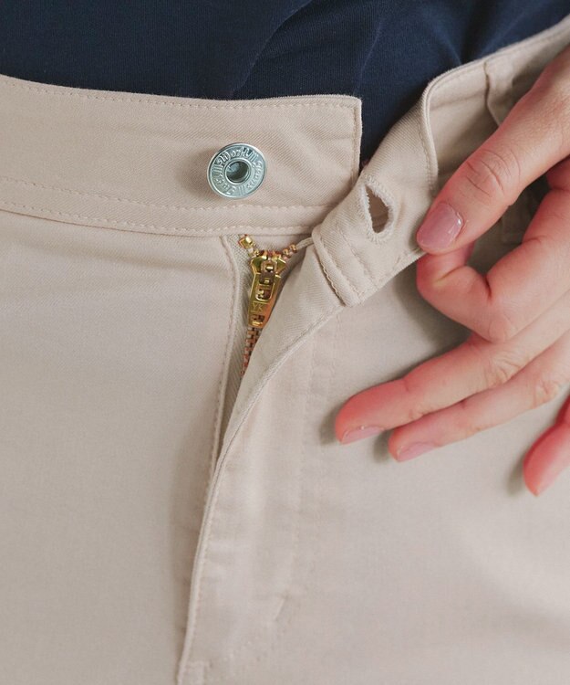 Tiaclasse L アンクルテーパードパンツ ライトベージュ