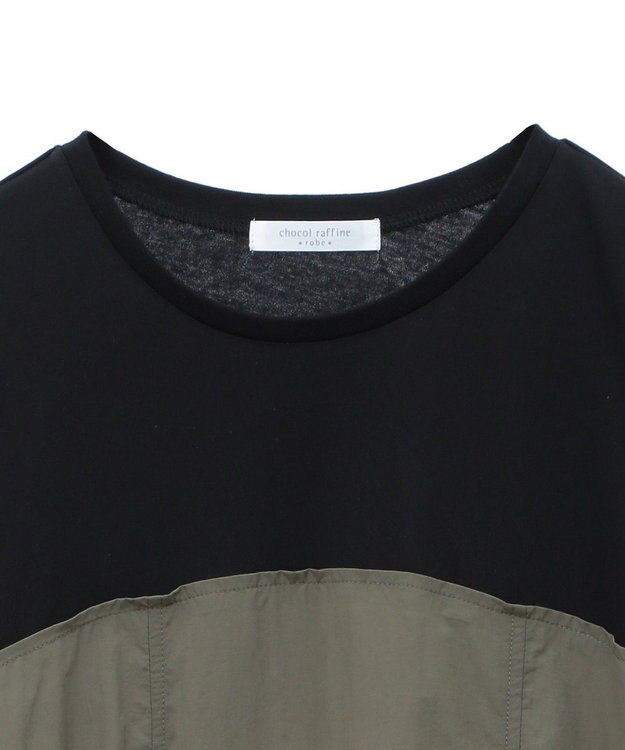 Green Parks カットソードロストドッキングワンピース Khaki