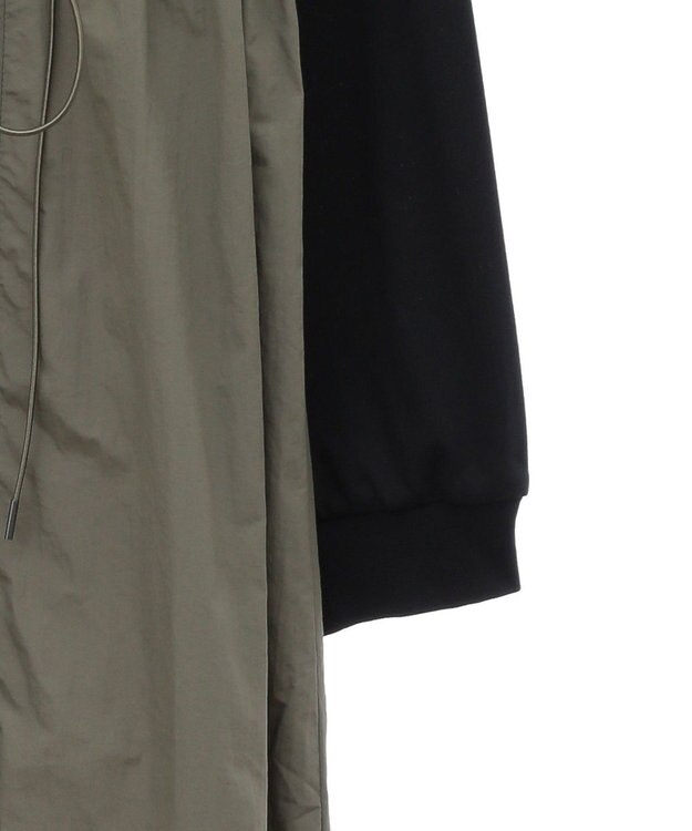 Green Parks カットソードロストドッキングワンピース Khaki