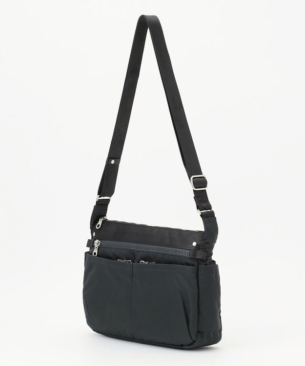 Y'SACCS テープデザイン　トラベルショルダーバッグ ダークグレー