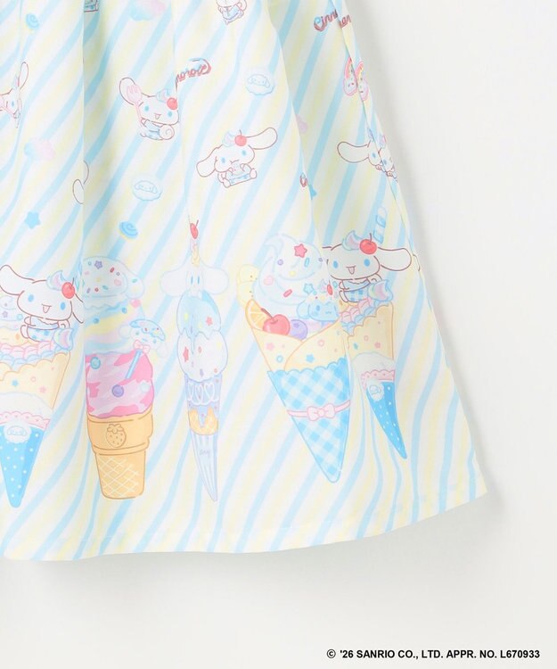 ANY KIDS 【サンリオキャラクターズ×ANY KIDS】2WAY ファンシーワンピース シナモロール×サックスブルー