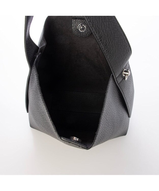 UNBILLION カシュカシュ cachecache / ポーチショルダー付き2wayホーボーバッグ ブラック