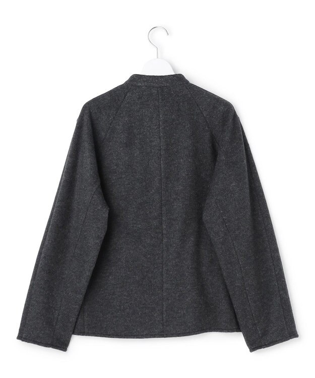 ICB L ウーレットシャギー ブルゾン チャコール