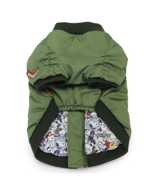 PET PARADISE スヌーピー 遠赤外線 ジャンパー 《フライングエース》 小型犬 カーキ