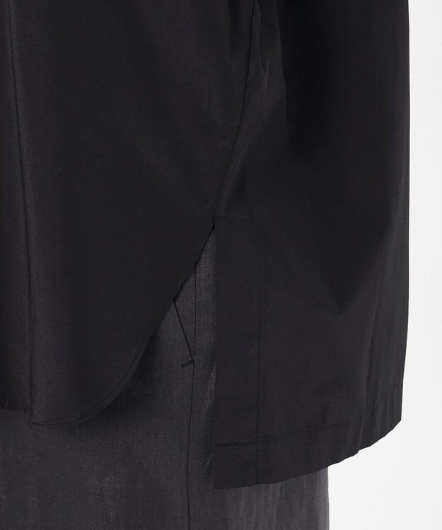 23区 L 【エステータ】ブライトローン スリーブデザイン ブラウス ブラック系