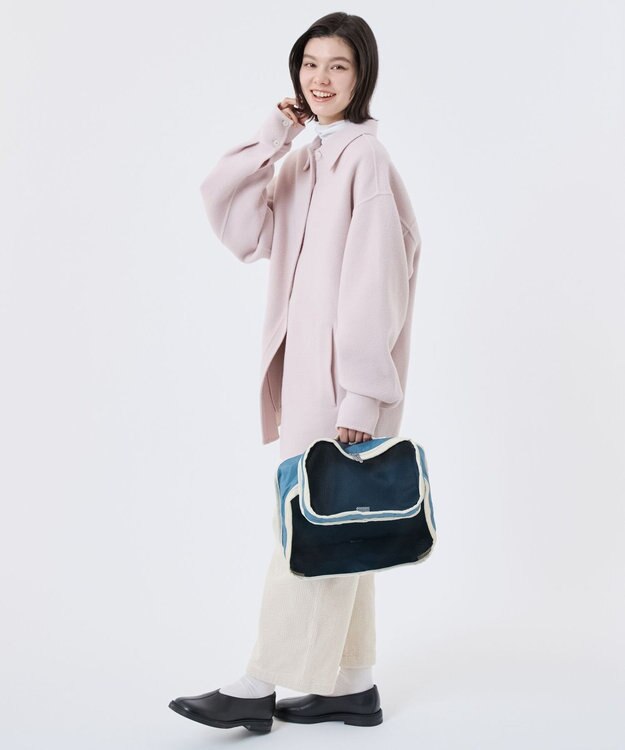 LeSportsac PACKING POUCH SET/ブルーインディゴ/ベージュ ブルーインディゴ/ベージュ