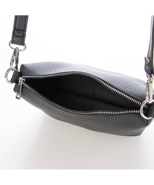 UNBILLION カシュカシュ cachecache / ポーチショルダー付き2wayホーボーバッグ ブラック