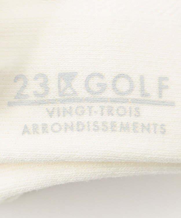23区GOLF 【WOMEN】ショートソックス ホワイト系