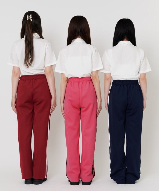 WEGO 【SCHOOL ITEM】スクールライントラックパンツ ネイビー