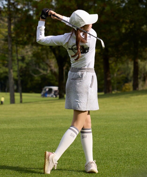 PW CIRCULUS 【手洗い洗濯可】 【WOMEN】グラデーションニットスカート ゴルフ レディース グレー系