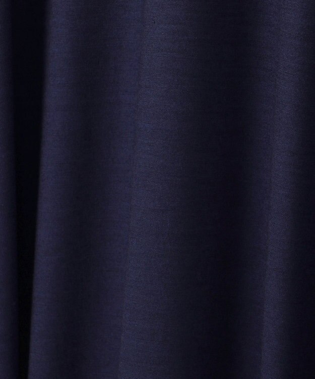 BEIGE， 【洗える】CALDANA / タートルネックロングドレス Navy