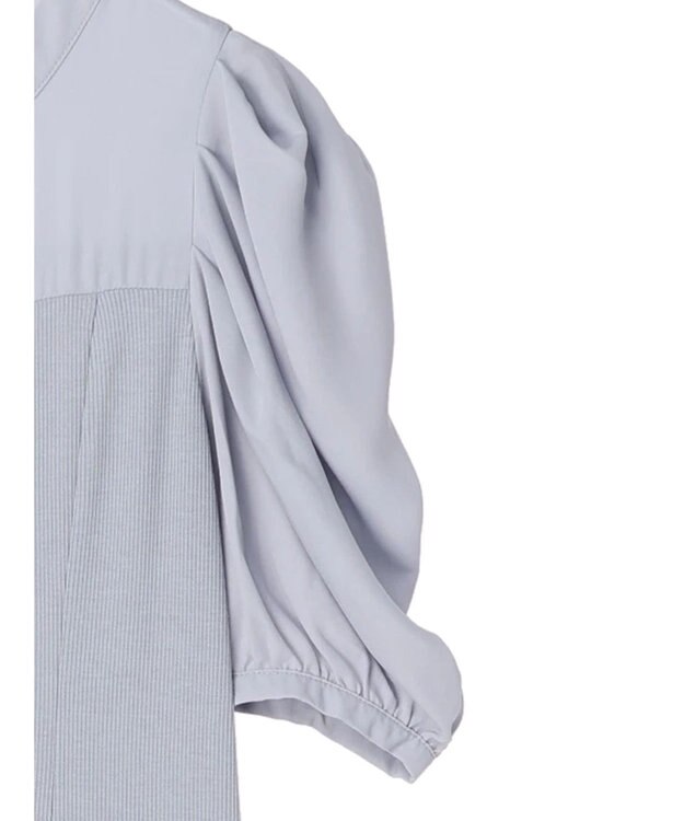 earth music&ecology リブドッキングワンピース Gray