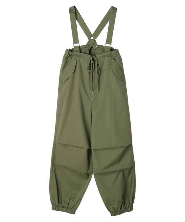 Green Parks ・ＥＬＥＮＣＡＲＥ　ＤＵＥ　サスペンダーアーミーパンツ Khaki
