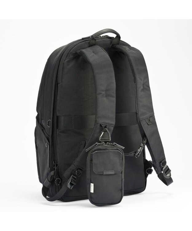 ACE BAGS & LUGGAGE W&.Day/Night ポッケスアプト ラウンドリュック B4サイズ 15.6インチPC収納 20222 ダブルアンドデイナイト ブラック