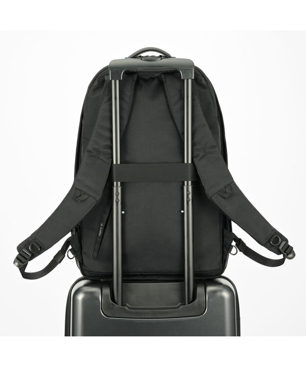 ACE BAGS & LUGGAGE W&.Day/Night ポッケスアプト ラウンドリュック B4サイズ 15.6インチPC収納 20222 ダブルアンドデイナイト ブラック