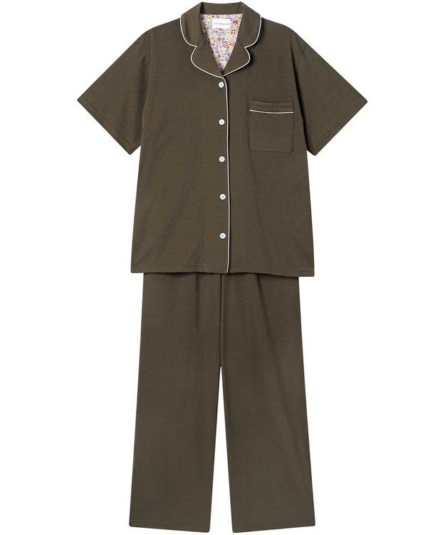 une nana cool 【綿100％】強撚天竺半袖パジャマ MADE WITH LIBERTY FABRIC OV