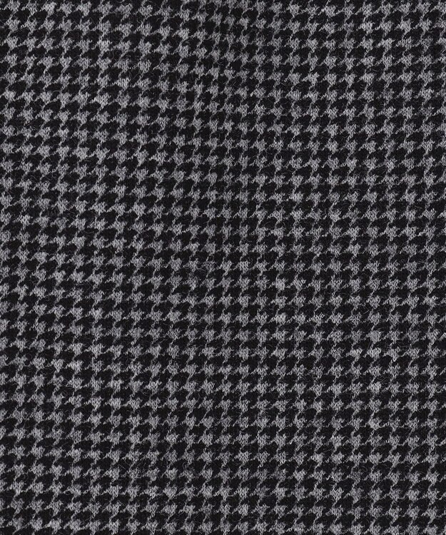 ANY KIDS 裏シャギー総柄ガーリーパンツ グレー×千鳥格子